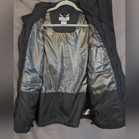 Columbia interchange size large black jacket with removable hood - Picture 10 of 14